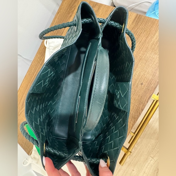 Bottega East West Andiamo Bag - Green (Lagoon) - Picture 2 of 13